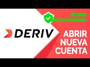 Crear cuenta en el broker Deriv actualizado 2021