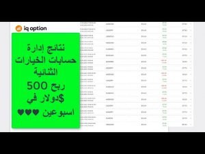 نتائج نسخ المتداول EAGLE EYES ونتائج إدارة حسابات IQ OPTION خلال اسبوعين!! ربح 500$ دولار