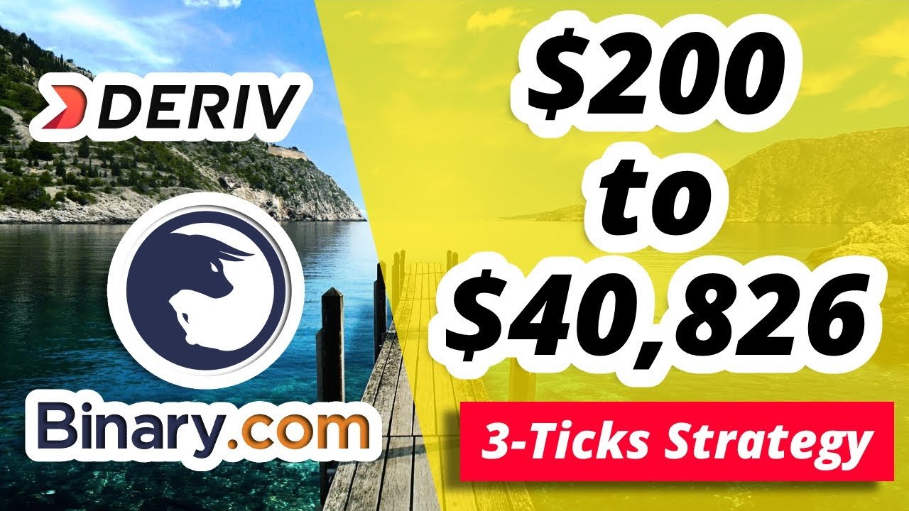 $200 to $40,826 Profits // Deriv Binary.com – Rise Fall Strategy – Volatility 75 Index