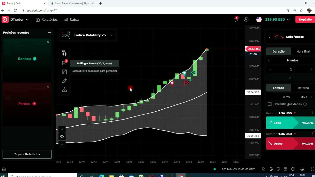 (BINARY/DERIV/IQOPTION)  3* DIA DA SERIE 1% MAIS RICO. META BATIDA COM ESTRATEGIA MANUAL