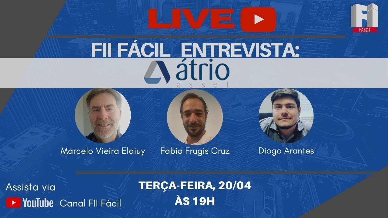 Fundos Imobiliários: LIVE com Fabio Cruz e Marcelo Elaiuy – Átrio Asset – ARRI11