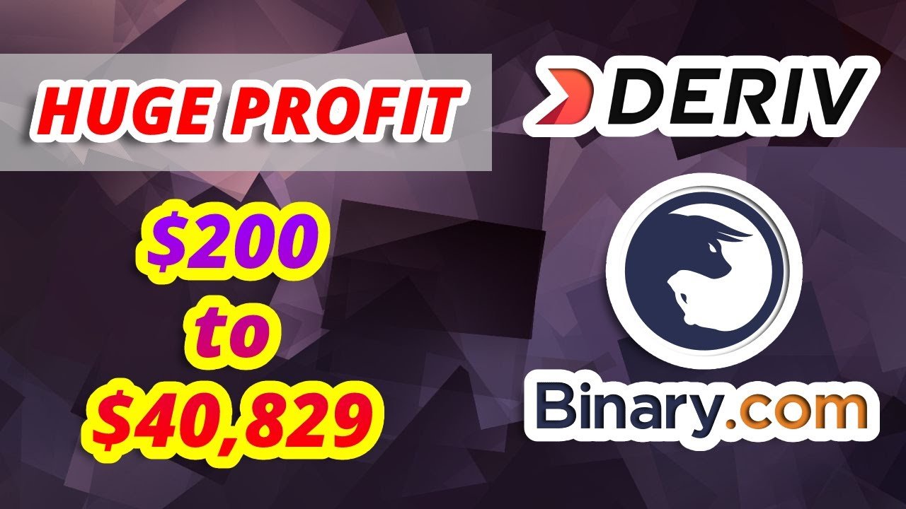 Huge Profit // $200 to $40,829 // Deriv Binary.com – Rise Fall Strategy – Volatility 25 Index