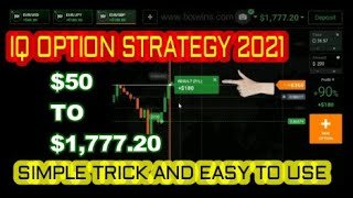 Iq Option Strategy 2021 – Simple Tricks And Easy To Use – Real Account
