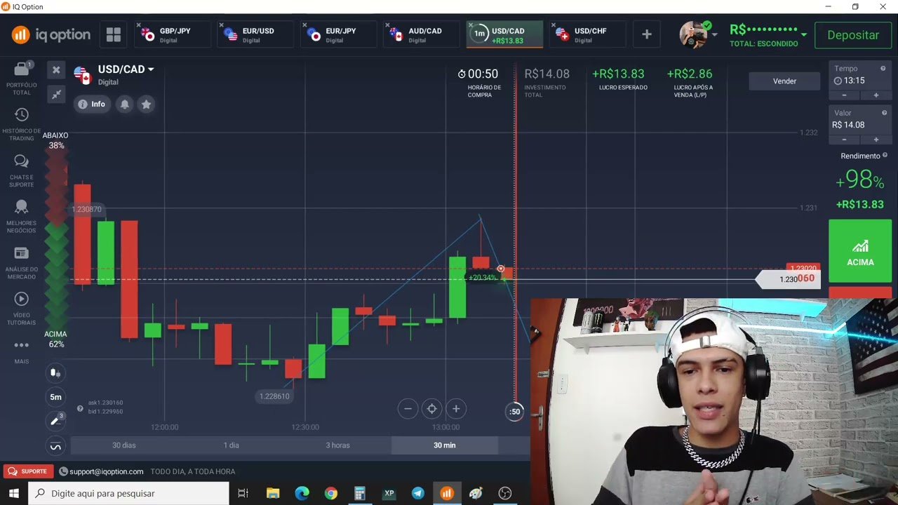 IQ OPTION: VEJA COMO ALAVANQUEI A BANCA DE R$10,00 COM ESSAS ESTRATÉGIAS( DE R$10,00 PARA…)#02