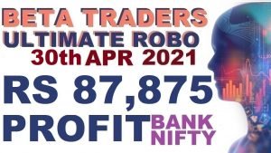 Live Trade Rs 87,875 Profit in Bank Nifty Options Robo Trading in Tamil