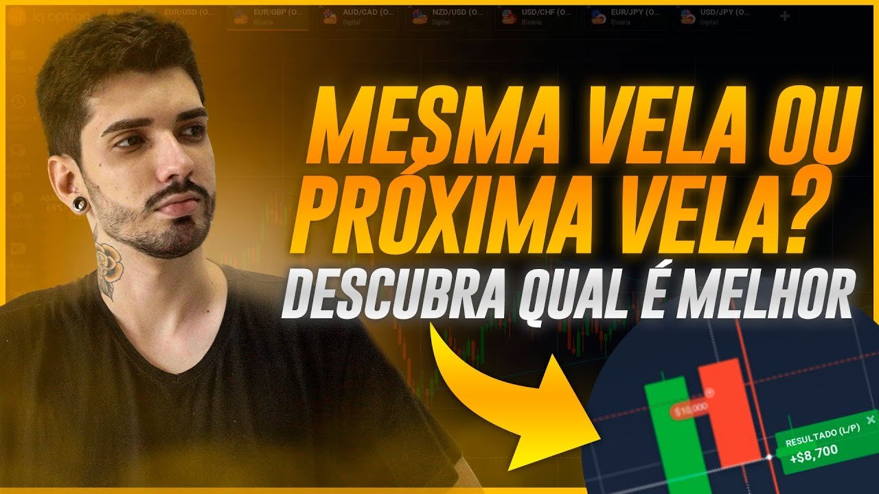 OPERAR PARA A MESMA VELA OU PRÓXIMA VELA NA IQ OPTION?