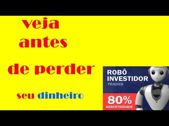 robo investidor trader operando em tempo real – GOLPE