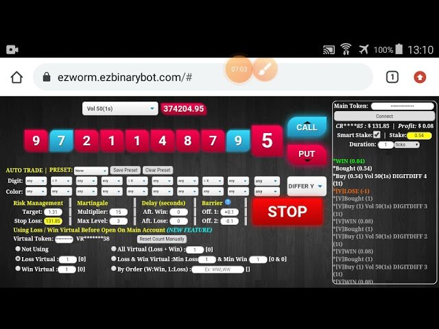 Sesi-3/5 Binary Deriv Trading Journal 6 Apr’21 How to Profit Consistent Daily Digit Differ Free Bot