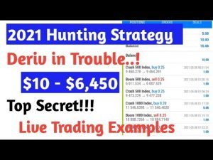 2021 best boom and crash hunting Strategy | Stop losing to Deric (Deriv in deep trouble)