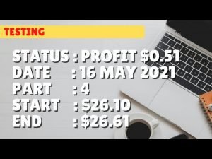 $26.61 PROFIT $0.51 | 16 may 21 p4 | Free Binary Bot Deriv Simple Strategy Trading Profitable