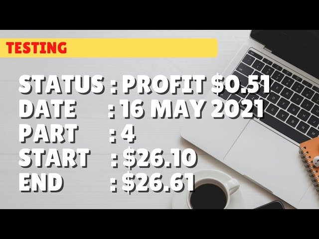 $26.61 PROFIT $0.51 | 16 may 21 p4 | Free Binary Bot Deriv Simple Strategy Trading Profitable