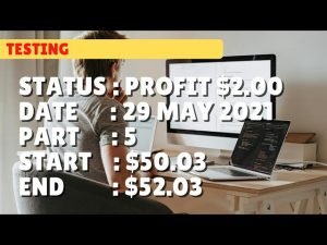 $52.03 PROFIT $2.00 | 29 may 2021 p5 | Free Binary Bot Deriv Simple Strategy Trading Profitable