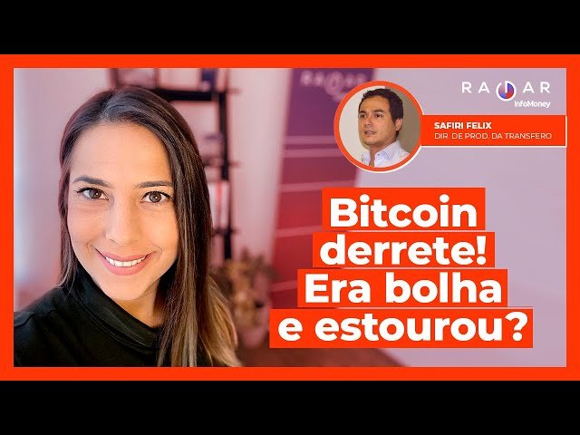 Bitcoin cai mais de 20%; era bolha? Melhor vender? | BTC pode bater US$ 70 mil, diz Safiri Felix