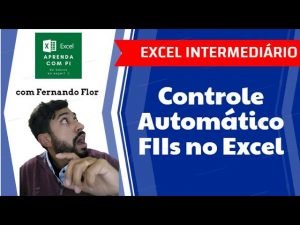 Como controlar seus LUCROS com Fundos Imobiliários no Excel | FUNÇÃO AÇÕES do Excel