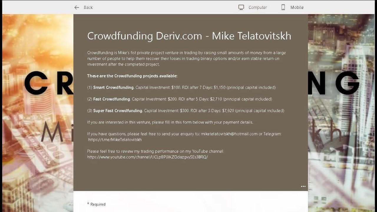 Crowdfunding Pool Deriv.com Profit $27.173 Just in 1 Minute | Enjoy Huge Profit !!!