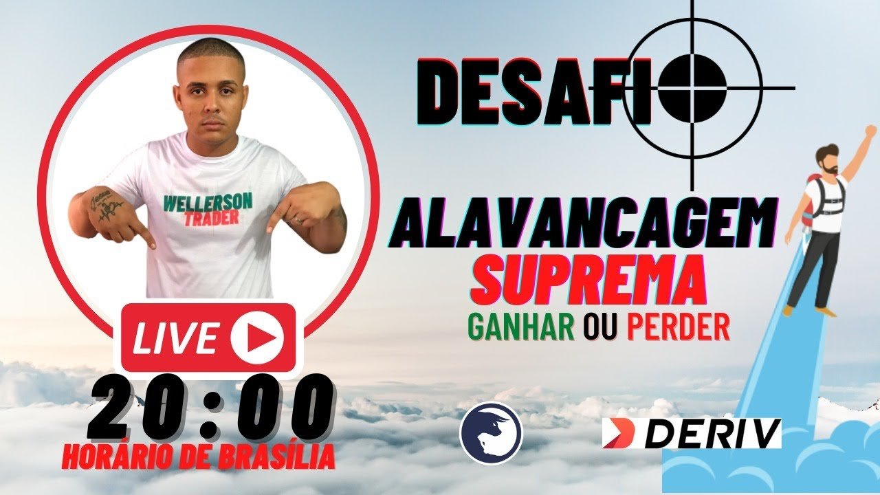 DESAFIO ALAVANCAGEM SUPREMA BINARY/DERIV  + ROBÔ GRÁTIS – (VOCÊ NÃO PODE PERDER)