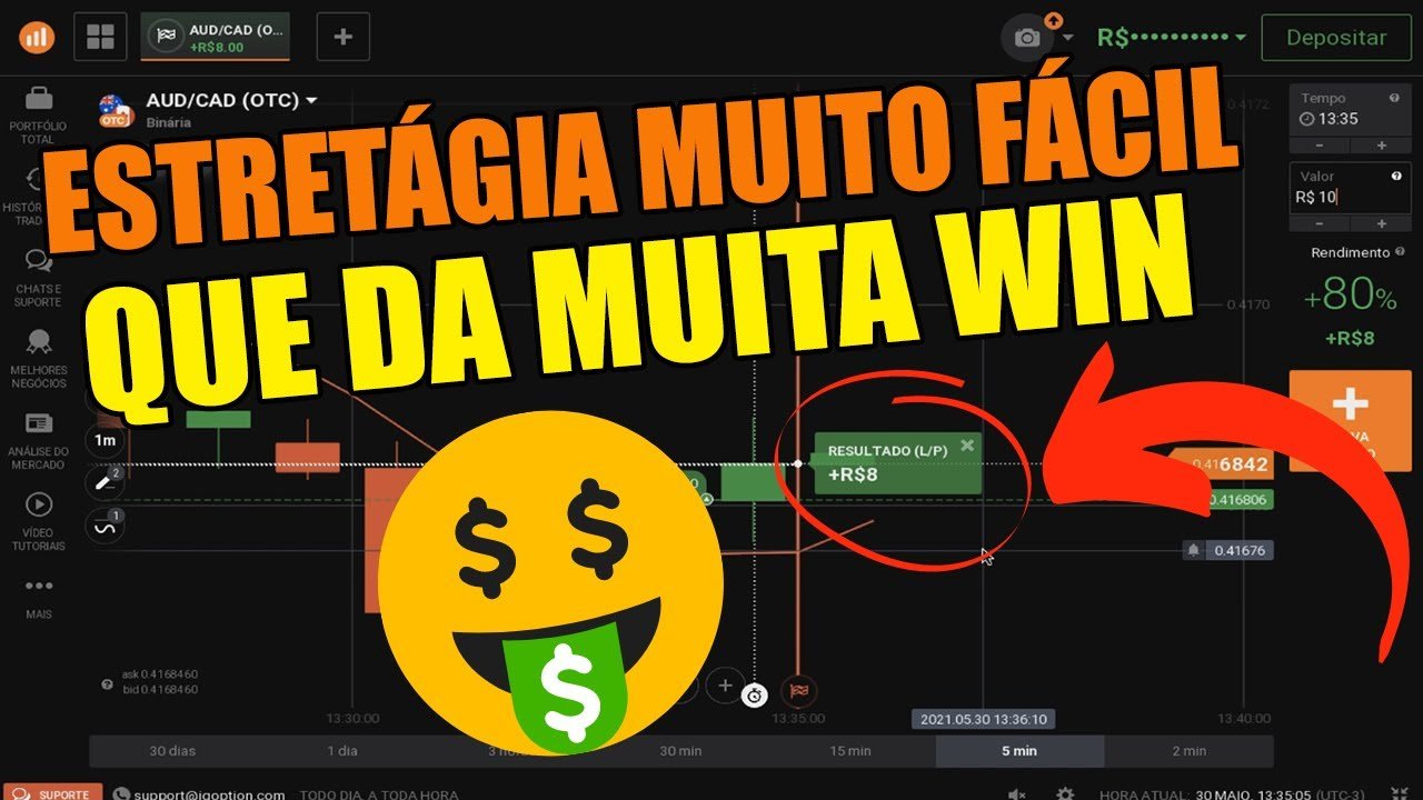 IQ OPTION: ESTRATÉGIA MUITO FÁCIL PARA OPERAR NA IQ OPTION EM 2021! TUTORIAL COMPLETO