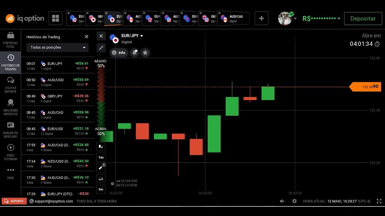 IQ OPTION! OPERANDO AO VIVO/ ANALISES E ENTRADAS EM OTC