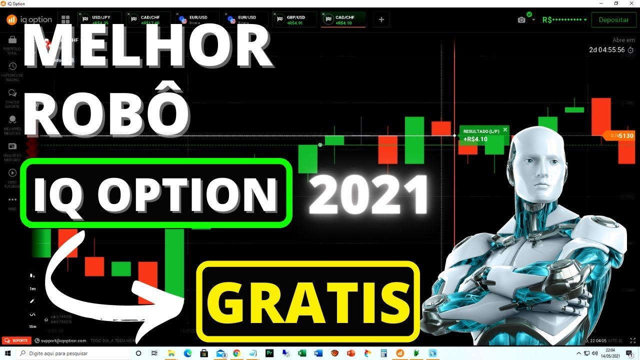 NOVO ROBÔ IQ OPTION GRATIS – MELHOR ROBÔ TRADER DE ESTRATÉGIA DE PROBABILIDADE PARA IQ OPTION GRATIS