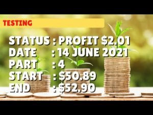 $52.90 PROFIT $2.01 | 14 june21 part 4 | Free Binary Bot Deriv Simple Strategy Trading Profitable