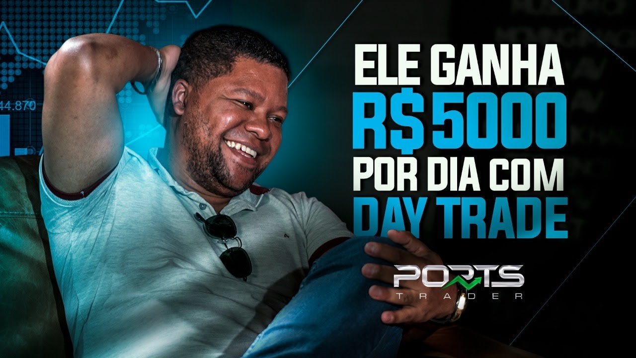 ELE GANHA 5.000,00 MIL REAIS POR DIA COM DAY TRADE