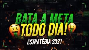 ESTRATÉGIA PARA BATER A META | IQ OPTION | 2021