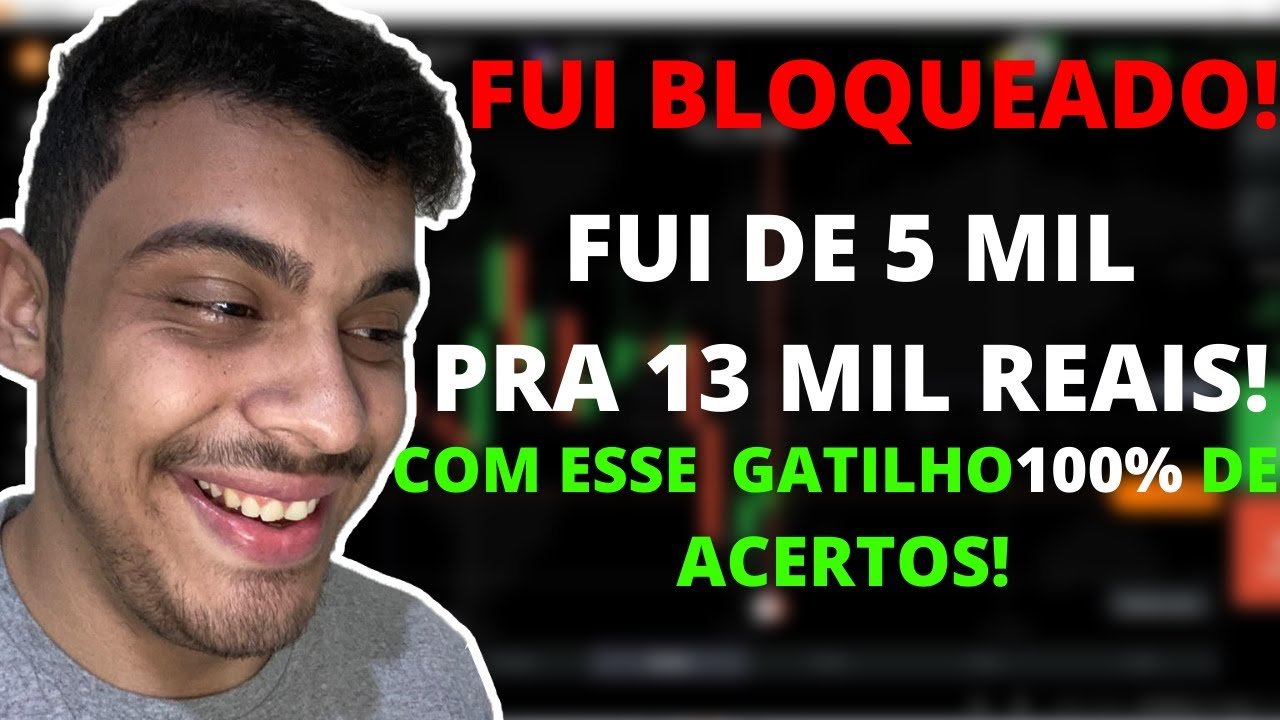 fui bloqueado na iq option por que fui de 5 mil pra 13 mil reais com esse padrão 100% de acertos!!!