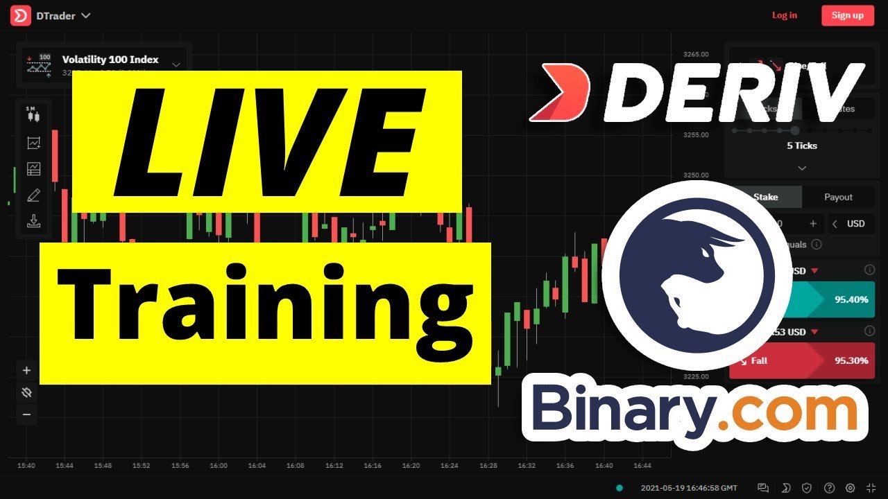 LIVE Training for Deriv – Binary.com // 100% Guaranteed