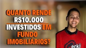 QUANTO RENDERIA POR MÊS R$10.000 INVESTIDOS EM FUNDOS IMOBILIÁRIOS? | #shorts