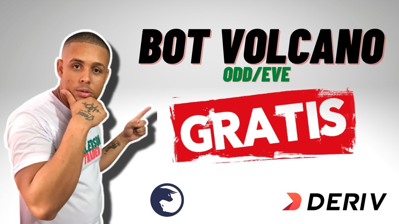 ROBÔ GRÁTIS BINARY e DERIV ( BOT VOLCANO) PARA BANCA BAIXA !