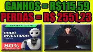 ROBÔ INVESTIDOR TRADER ROBÔ INVESTIDOR TRADER É CONFIAVEL ROBÔ INVESTIDOR TRADER FUNCIONA R$2551,23