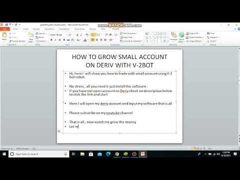V-2 Bot growing Small account on Deriv/binary.com |Boom and Crash Strategy