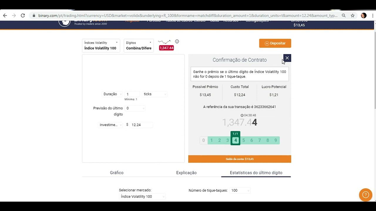 Como Dobrar Banca Pequena Estratégia Manual em soros Conta Real Binary.com Deriv.com 2021