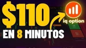 Cómo Ganar en IQ Option 110 dólares? | Estrategia 1 minuto | SuperGana.com