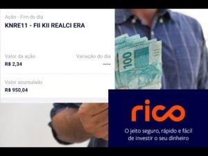 COMO INVESTIR A PARTIR DE R$ 2,34 -EM FUNDOS IMOBILIÁRIOS #Investirpouco #RicoInvestimentos #KNRE11