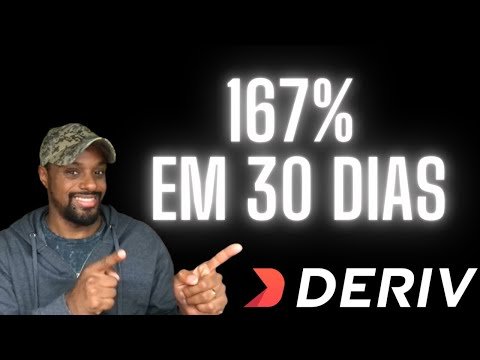 DERIV: COMO FAZER 167% EM 30 DIAS COM ESSA FERRAMENTA INCRÍVEL.