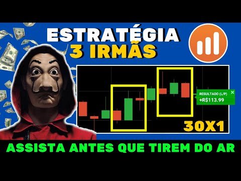 ESTRATÉGIA 3 IRMÃS – 30X1 NA IQ OPTION – ESTRATÉGIA PARA INICIANTES NA IQ OPTION EM 2021