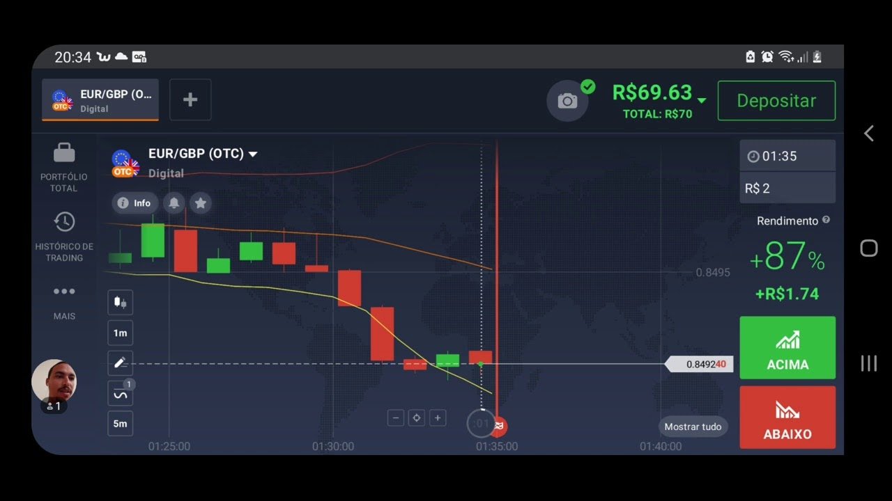 Live   Iq Option. TRADER. APRIMORANDO A MINHA ESTRATÉGIA.
