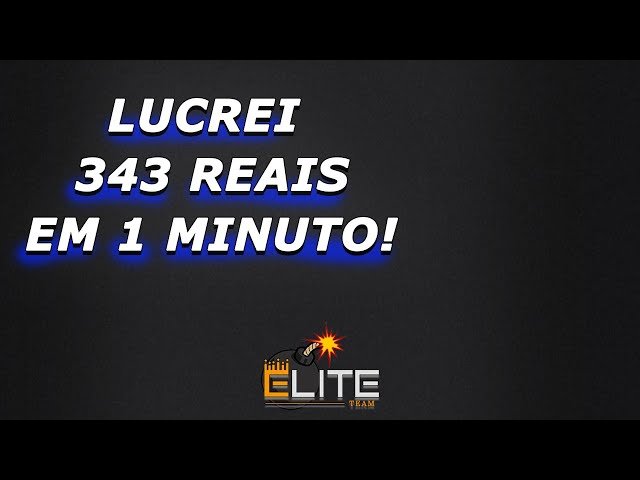Lucrando 343 REIAS na Iq Option em 1 minuto Com Sala de Sinais – Opções binárias