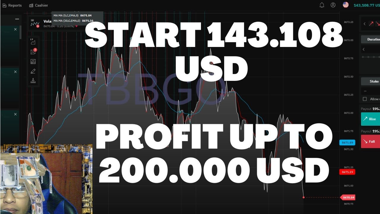 #PART1 TRADING PLAN START 143108 USD UP TO 200000  #trading #deriv TBBGO