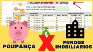 POUPANÇA OU FUNDOS IMOBILIÁRIOS? |Veja de forma pratica e objetiva qual rende mais!