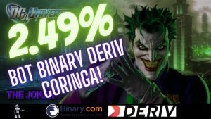 ✅ DERIV.COM 2021 DAY TRADE CONTA REAL! 2.49% DE BANCA COM O BOT GRÁTIS CORINGA – TRADER BOTS CLUB