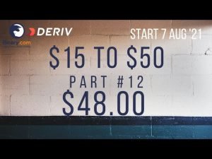 $48.00 Part #12 $15 to $50 Deriv Binary Profit Consistent