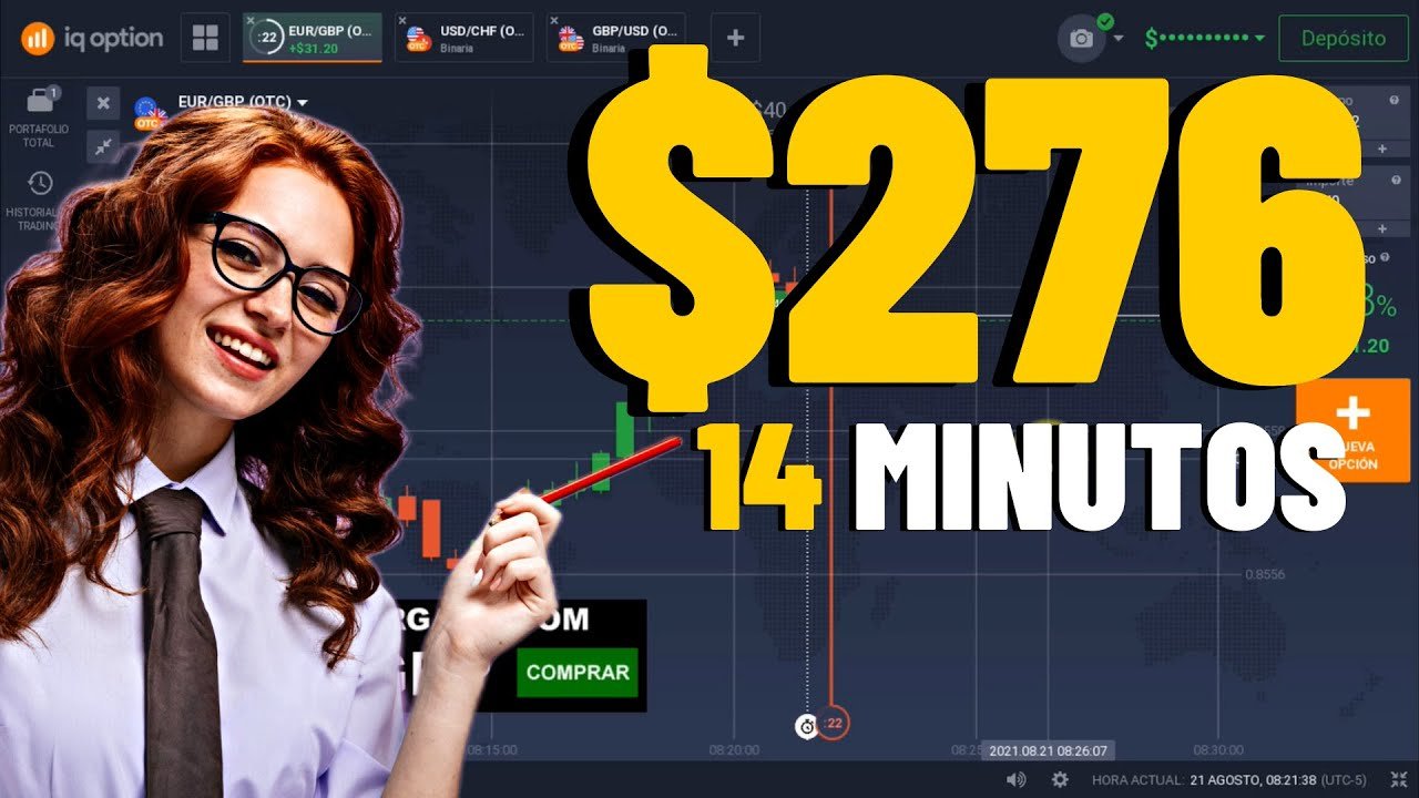Cómo Ganar $276 en IQ Option | Estrategia 1 minuto | SuperGana.com