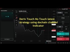 Deriv binary options Touch No Touch latest strategy using dochain channel indicator