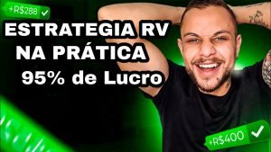 IQ OPTION | ESTRATEGIA RV 95% DE LUCRO | CONTA EM Dólar 🤑