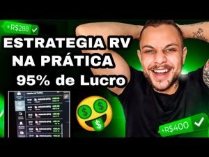 IQ OPTION | ESTRATEGIA RV 95% DE LUCRO | CONTA EM Dólar 🤑