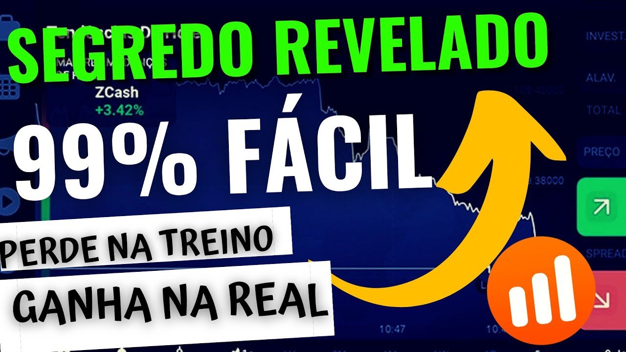 MELHOR ESTRATÉGIA para CELULAR para GANHAR NA CONTA REAL PERDENDO NA CONTA TREINO NA IQ OPTION