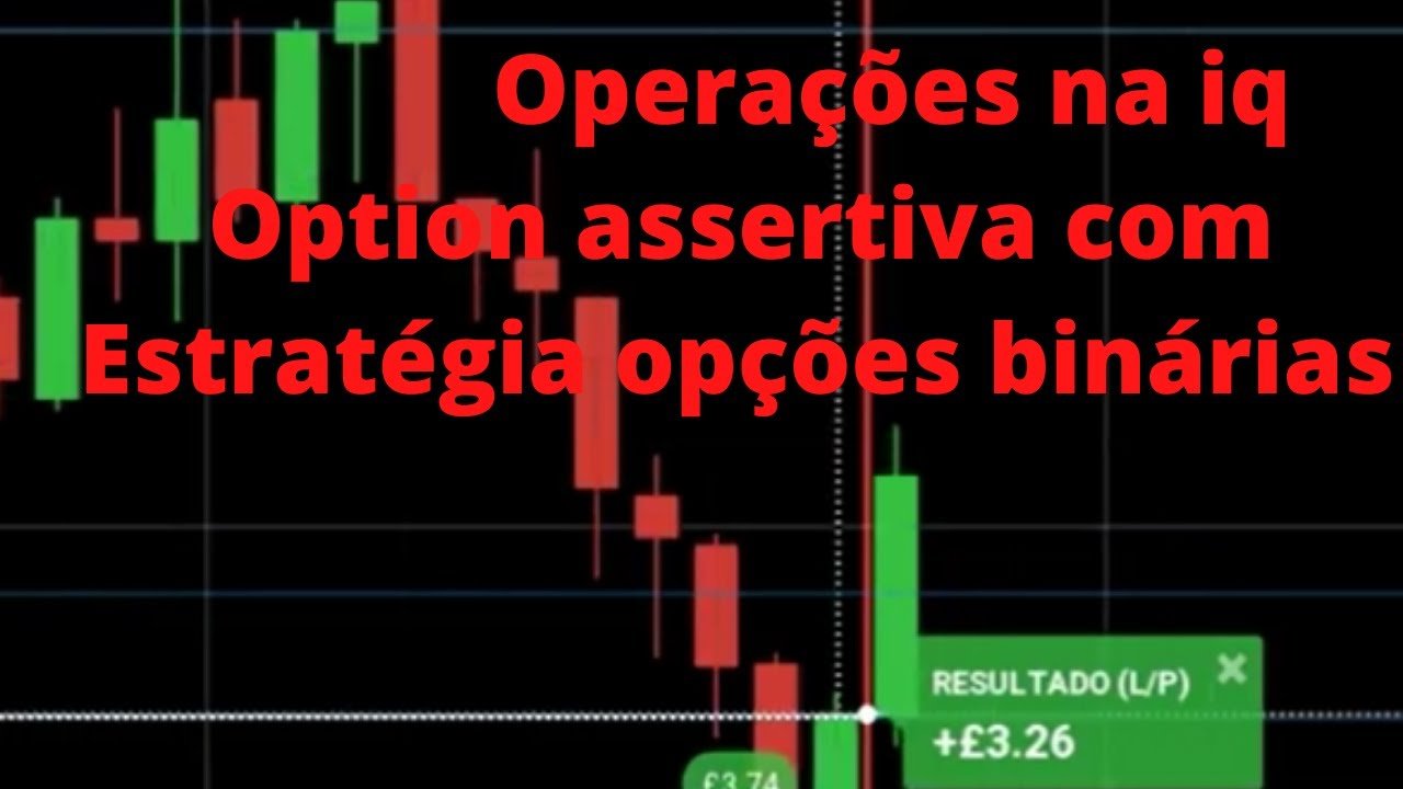 Operações na iq Option assertiva com Estratégia opções binárias