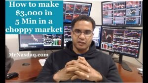 +$3,000 in 5 Min. How To Day Trade In A Choppy Market – E-mini Futures – Nasdaq100 – Spy500 Profits